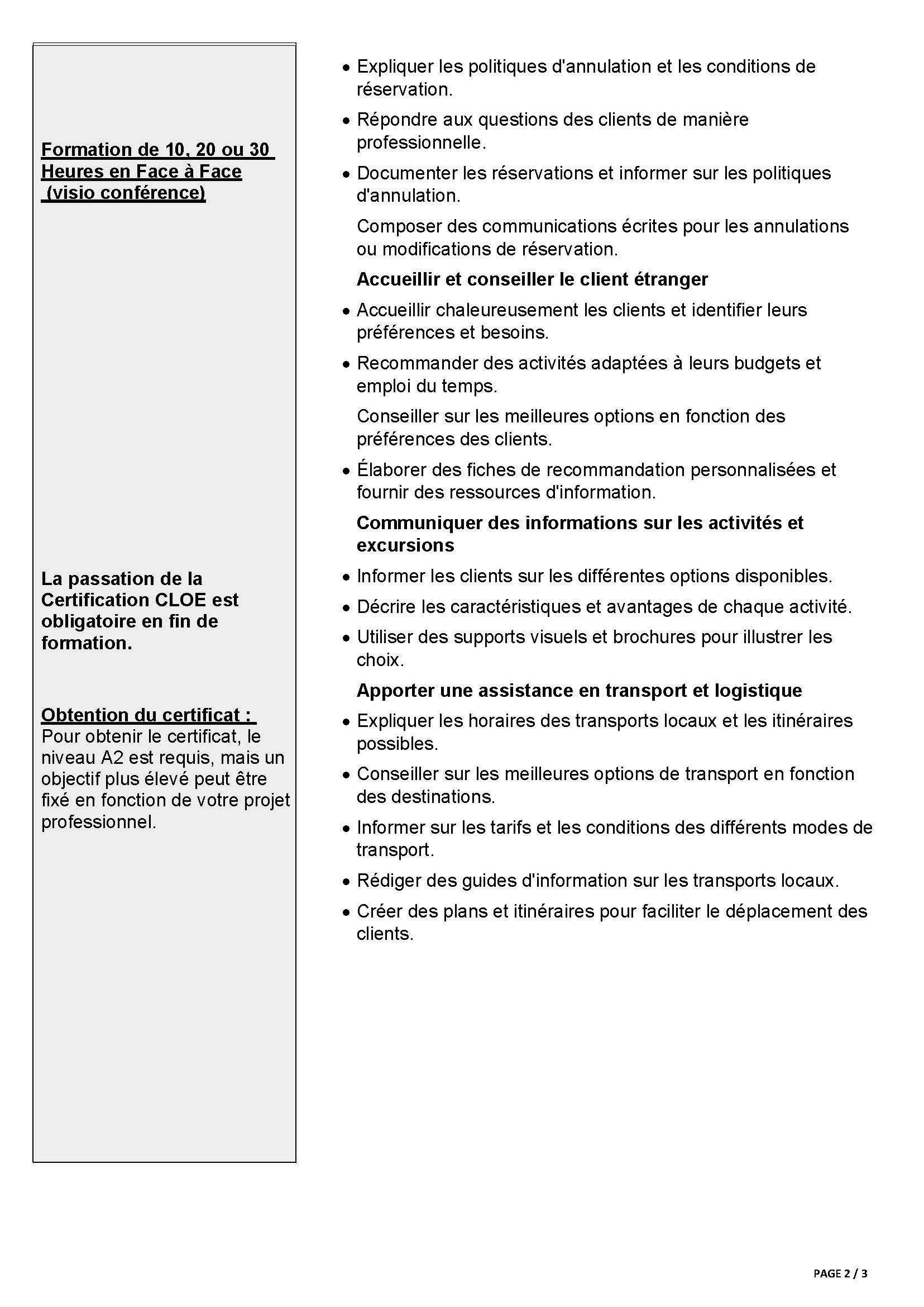 Anglais pro niveau débutant